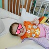 【娘の入院生活29日目】ACTH注射6回目のお休みは、自らつかまり立ちしました