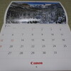 キヤノンのカレンダーが届く