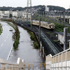 相模線の海老名駅付近で