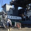 横浜で自衛艦に乗ってきた