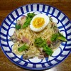 菜の花のパスタ③クリームソース