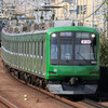 多摩川で