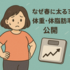 なぜ春に太る？原因究明と3ヶ月で体脂肪率20%台を目指すダイエット記録開始