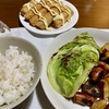 美味しい春キャベツとごぼう天のおかず