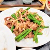 地元に愛される大衆中華！牛肉とニンニクの芽炒め定食【香徳園】@西古松
