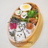 お弁当づくりの記録（2日分）～猫弁当、富士山弁当/My Homemade Obento, Lunchbox/ข้าวกล่องเบนโตะ