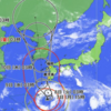 8月7日最新台風6号予想進路！九州横断確定