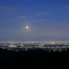 甲山からの満月の夜景