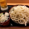 【今週のうどん７６】 かのや 新宿西口店 （東京・新宿） もりうどん大盛 ＋ アサヒスーパードライ生