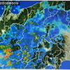 「お花市」、雨量41.5ミリ。