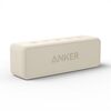 【Amazon】Anker SoundCore 2 (オフホワイト) USB Type-C充電【小型Bluetoothスピーカー】 | 12W 24時間連続再生 完全ワイヤレスステレオ対応 強化された低音 IPX7防水規格 デュアルドライバー マイク内蔵 サウンドコア2