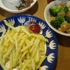 ほたてとブロッコリーの炒め物の晩ご飯