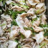 豚だし煮からし菜和え
