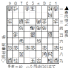 将棋局面｜森内俊之vs羽生善治1988-06-11早指新鋭戦決勝｜角換り棒銀の定跡になった森内の絶妙手