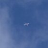 高空の飛行機