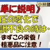 【簡単に説明】気圧の変化で体調不良の時は