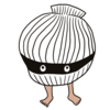 きれいな白い貝 のかわいいイラスト