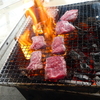 孫たちとＢＢＱ