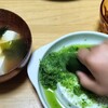 朝ご飯に鶏むね肉のピカタと○○○○のすりおろし！？