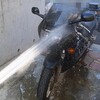 超！超久しぶりの、バイク水洗い洗車整備