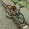 【鉄道施設系】　士幌線跡を自転車で走る　森のトロッコ　エコレール　（北海道・上士幌町）　