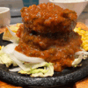 人気ハンバーグ店「木こり家」のレッドホットチリハンバーグW！