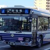 私自身も就役したてのNS-719に初乗車。名古屋市営バス。