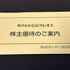 プラモデル関連銘柄。GSIクレオスの株主優待は貰って嬉しいクオカード