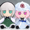 【東方Project】東方ぬいぐるみシリーズ まんなかさいず『魂魄妖夢』『西行寺幽々子』ぬいぐるみ【Gift】より2023年10月発売予定♪