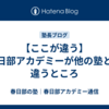 【ここが違う】春日部アカデミーが他の塾とは違うところ