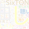 　Twitterキーワード[#SixTONES_CITY]　01/04_15:02から60分のつぶやき雲