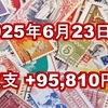 2025年6月23日週の収支は  +95,810円