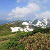 飯豊連峰その４（梅花皮小屋→北股岳→門内小屋→地神山→頼母木小屋→杁差小屋）