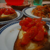 スカモルツァとプチトマトのブルスケッタ