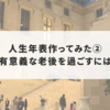 人生年表作ってみた②ー退職後、有意義な老後を過ごすには？ー
