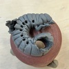 陶鉢　1〜7蟲造形