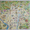 Illustrated Map of Kyoto = 324 yen ($2.95 €2.72)