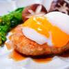 チキンハンバーグの照り煮＆ブロッコリーのキムチーズ焼き