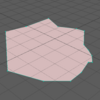 BlenderとMayaで三面化について比較する。