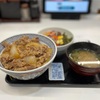 吉野家   牛丼  あたまの大盛り  サラダセット