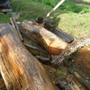 薪割りが終わらない　can't make an end of wood-splitting