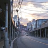 島根県浜田市 : 浜田駅前の町並み