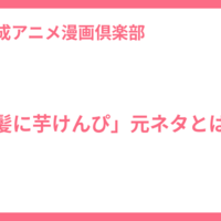 「髪に芋けんぴ」元ネタとは？