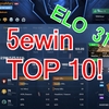 【CSGO】5ewinでTOP10に入れました【日記】