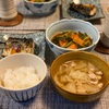 塩サバ・大根葉の甜麺醤炒め 