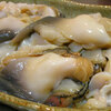 ホッキ貝とアスパラの鉄板焼き