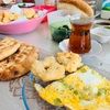 シェアして食べる朝食