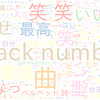 　Twitterキーワード[#backnumber三昧]　01/08_17:32から60分のつぶやき雲