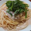 明太クリームパスタ