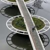 ﻿Wooden Garden Bridges